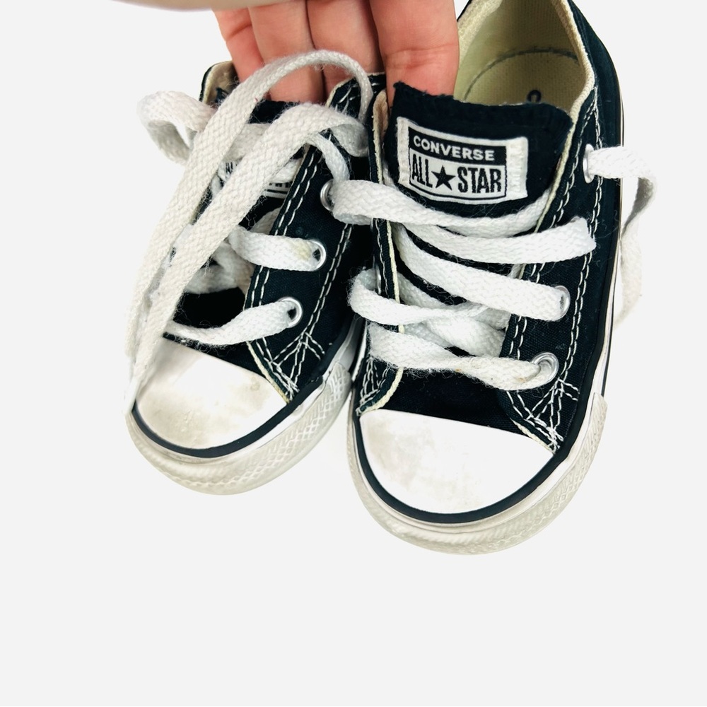 Converse All Star Chuck Taylor Baby Toddler Size 6 Black / White Shoes Sneakers